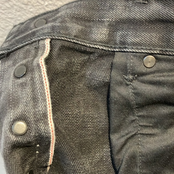 Selvedge brave star black “true straight” size 35. Great cond.! Made in the USA! - Picture 5 of 8